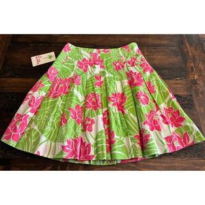 Lilly Pulitzer Shiloh Skirt, Pleated Fit & Flare, Women's size 4